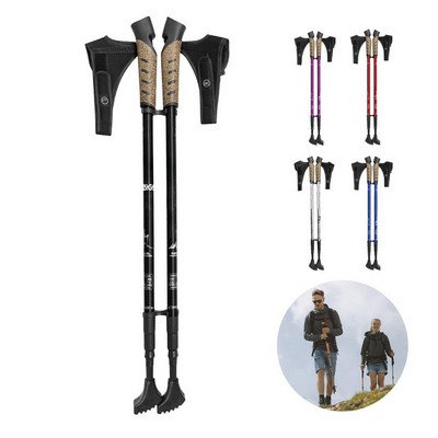 Ultralight Adjustable Aluminum Trekking Poles