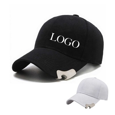 Custom Cotton Sports Cap with Bottle Opener