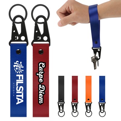 Custom Motorcycle-Style Wrist Keychain