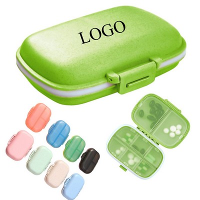 Daily 8 Compartments Portable Pill Case