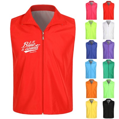 Polyester Work Vest