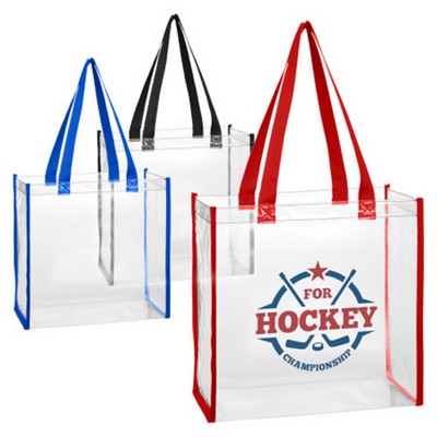Clear Stadium Tote Bag
