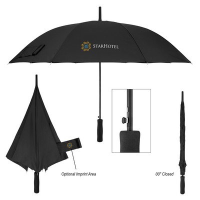 46" Arc Automatic Open Umbrella With 100% Rpet Canopy