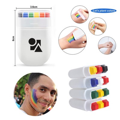 Rainbow Face and Body Painting Crayons
