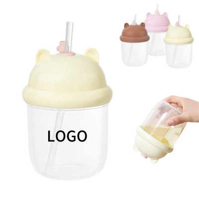 15 oz Kids Plastic Straw Cup