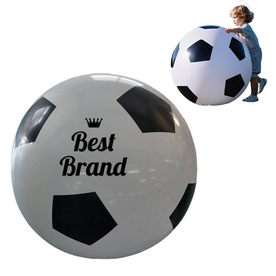 24" Giant Classic Black-White Inflatable Soccer Ball