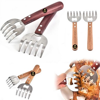 Wooden Handle Meat Shredding Claws
