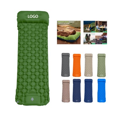 Diamond Dot Inflatable Mat Outdoor Tent Sleeping Mat Camping