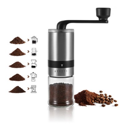 Manual Coffee Grinder With Plastic Handle