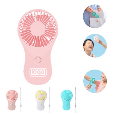 Mini Handle Portable Battery Powerful Fan