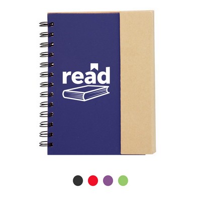 Spiral Journal With Sticky Note Pad