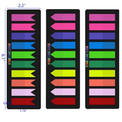 10 Colors Page Markers Sticky Index Tabs