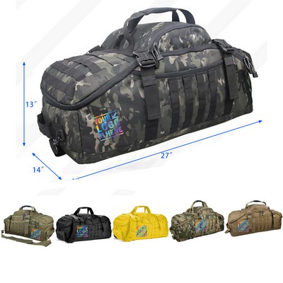 3" 1 Tactical Military Backpack Duffle Bag