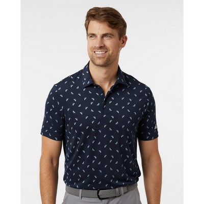 Adidas Men's Ultimate365 Mesh Print Polo - A2012