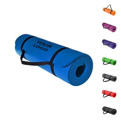 Extra Thick NBR Foam Yoga Mat – 71" x 24" (10–15mm)