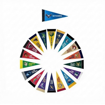 Personalized 12" Felt Pennants