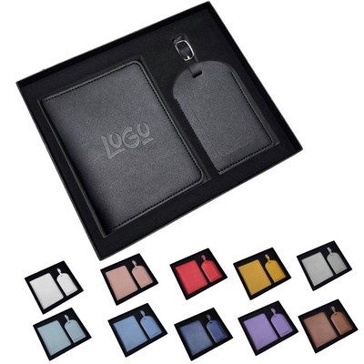 Passport Bag Luggage Tag Set
