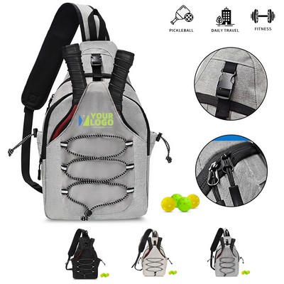Simple Sling Crossbody Pickball Bag For Sport