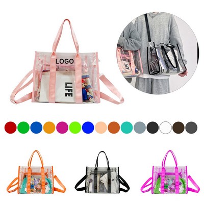 PVC Transparent Shoulder Bag