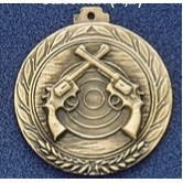 2.5" Stock Cast Medallion (Revolvers Crossed)