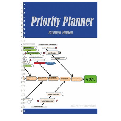 Custom Full-Color Monthly Business Planner w/1-Piece Stitched Cover