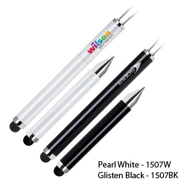 Magnetic Ballpoint And Stylus-pearl White(Screened)