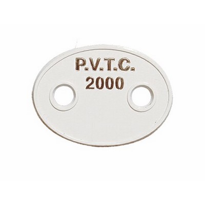 Membership Tags / Imprinted Only / Oval (1 1/2"x1 3/32")
