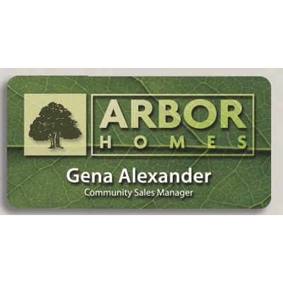 Sublimated Name Tag w/Magnet (3" x 1.5")