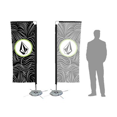 7ft Banner Flag w/ Single Sided Printing