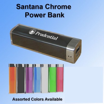 Santana Chrome Power Bank - 3000 mAh No Extra Tariff