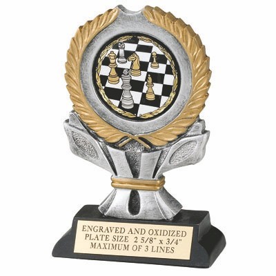 5 ¾" Resin Wreath Trophy (Takes 2" Insert)
