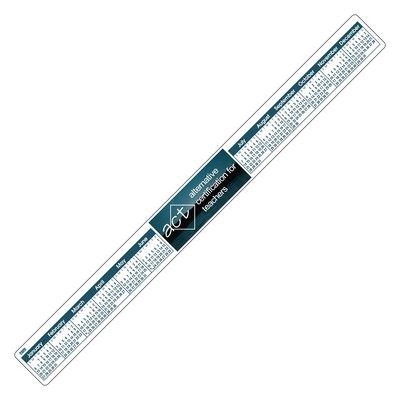 Year-at-a-Glance Full Color Plastic Strip Calendar