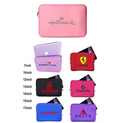 Promotek iBank® Neoprene Sleeve Zippered Case for 10" Laptop Notebook (Pink)