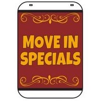 Stock Swing Sign (Move In Specials - Single Sided Kit)