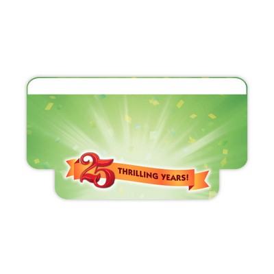 USA Made Synthetic Paper Badge Ribbon Full-Color (1.2"x2.125")