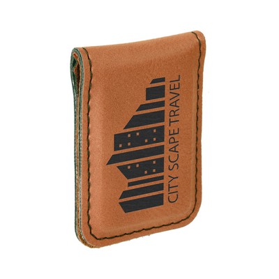 Leatherette Money Clip (Rawhide Brown)