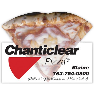 USA Made Premium UV Window Micro-Suction Cling Decal (2.4"x 3.06") Pizza Rectangle Shape