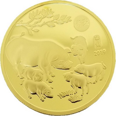 2" No Color Challenge Coins