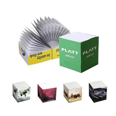 Non-Sticky Back Paper Note Cube