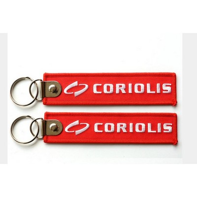 Embroidered Fabric Key Chain