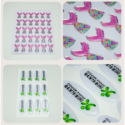 Custom Epoxy Sticker