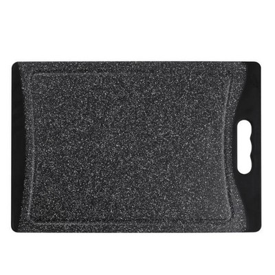 Cuisinart 14" Marble Cutting Board, Black Trim