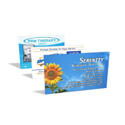 2.5" x 3.5" - Economy Business Card Magnets - 17pt With UV Coating