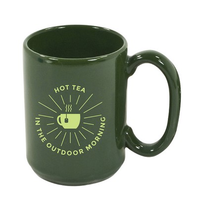 15 Oz. El Grande Green Mug