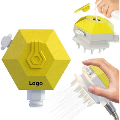 Pets Shower Bath Brush Attachment Pet Combing Shower Sprayer