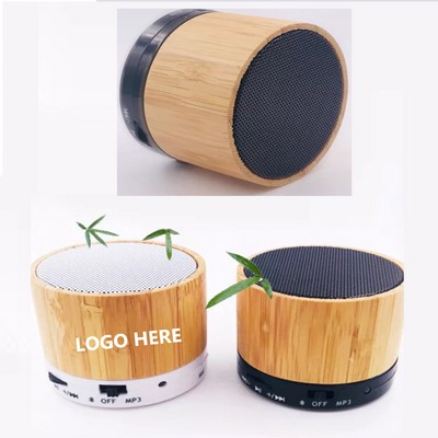 Natural Wood Wireless Speaker