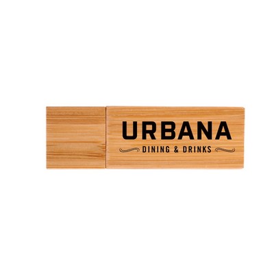 Carbonized Bamboo USB Flash Drive