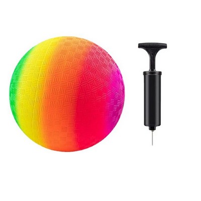 8.5'' Rainbow Playground Ball
