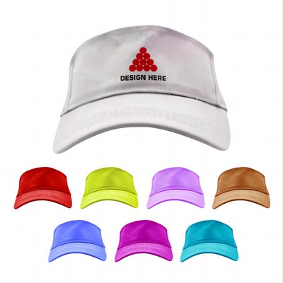 Full Color Cotton Twill Visor Outdoor Sun Hat
