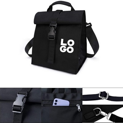 Roll Top Insulated Lunch Bag